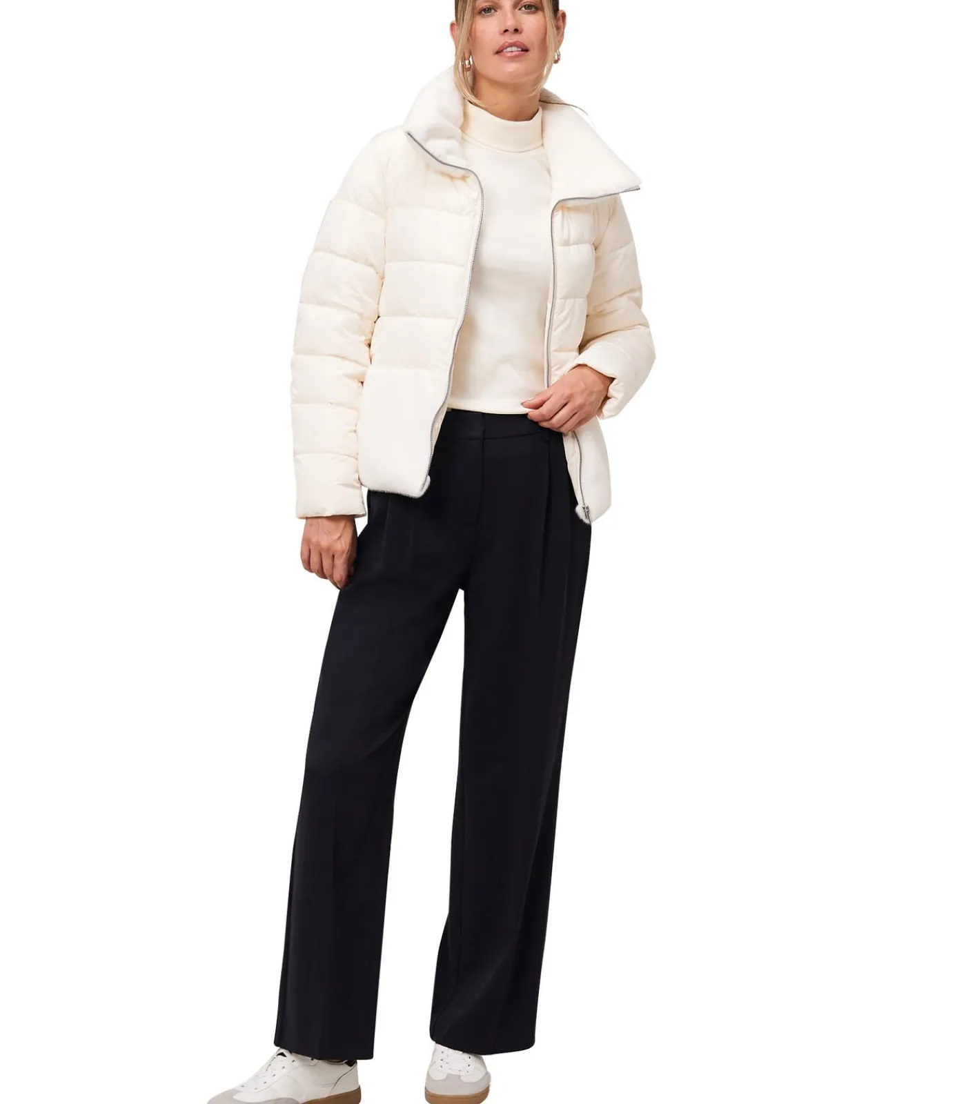 Zero Steppjacke ivory Discount