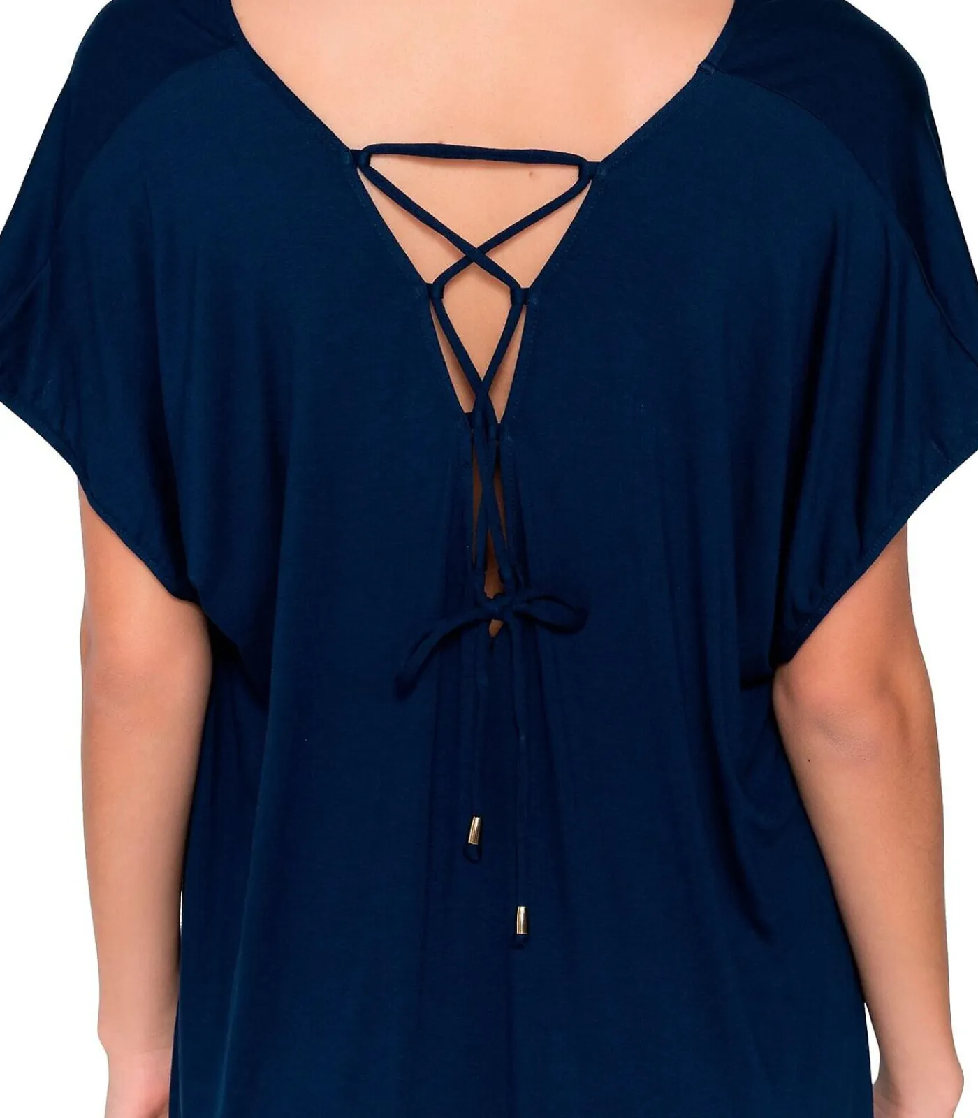 LUNA Strand kaftan PROMISE blue Sale