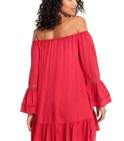 LASCANA Strand tuniek Barfuss red