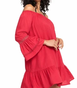 LASCANA Strand tuniek Barfuss red