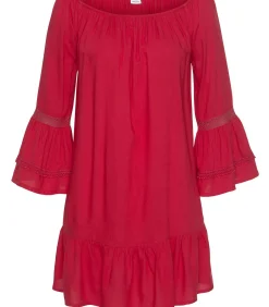 LASCANA Strand tuniek Barfuss red