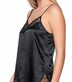 LUNA Strapless hemdje Prestige Satin black New