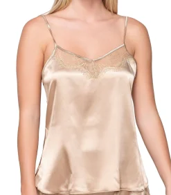 LUNA Strapless hemdje Prestige Satin beige New