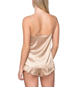 LUNA Strapless hemdje Prestige Satin beige New