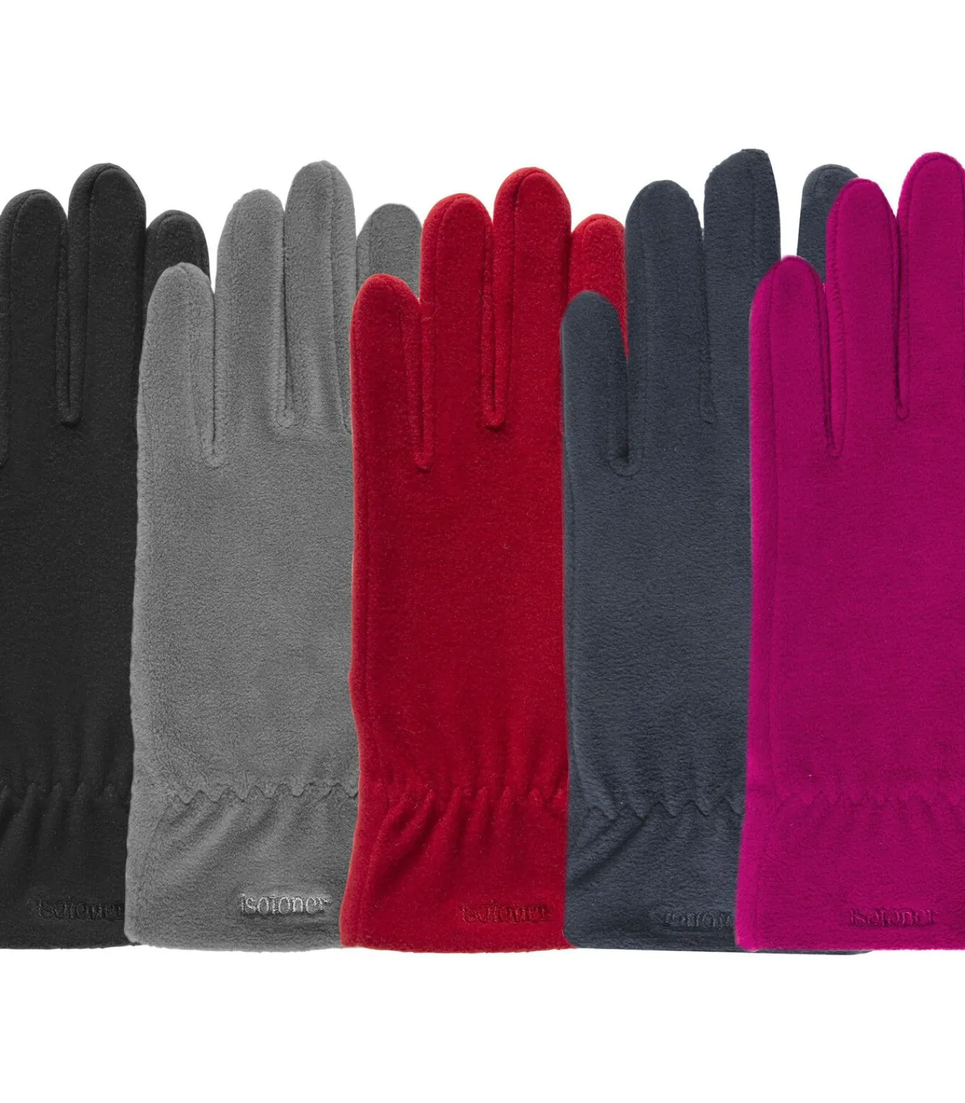 ISOTONER Stretch fleece dameshandschoenen marine navyBlue Hot