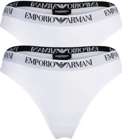 Emporio Armani String ESSENTIAL COTTON Set van 2 white New