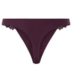 Hunkemöller String Lace & Shine purple Discount