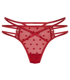 Hunkemöller String Melda red Best