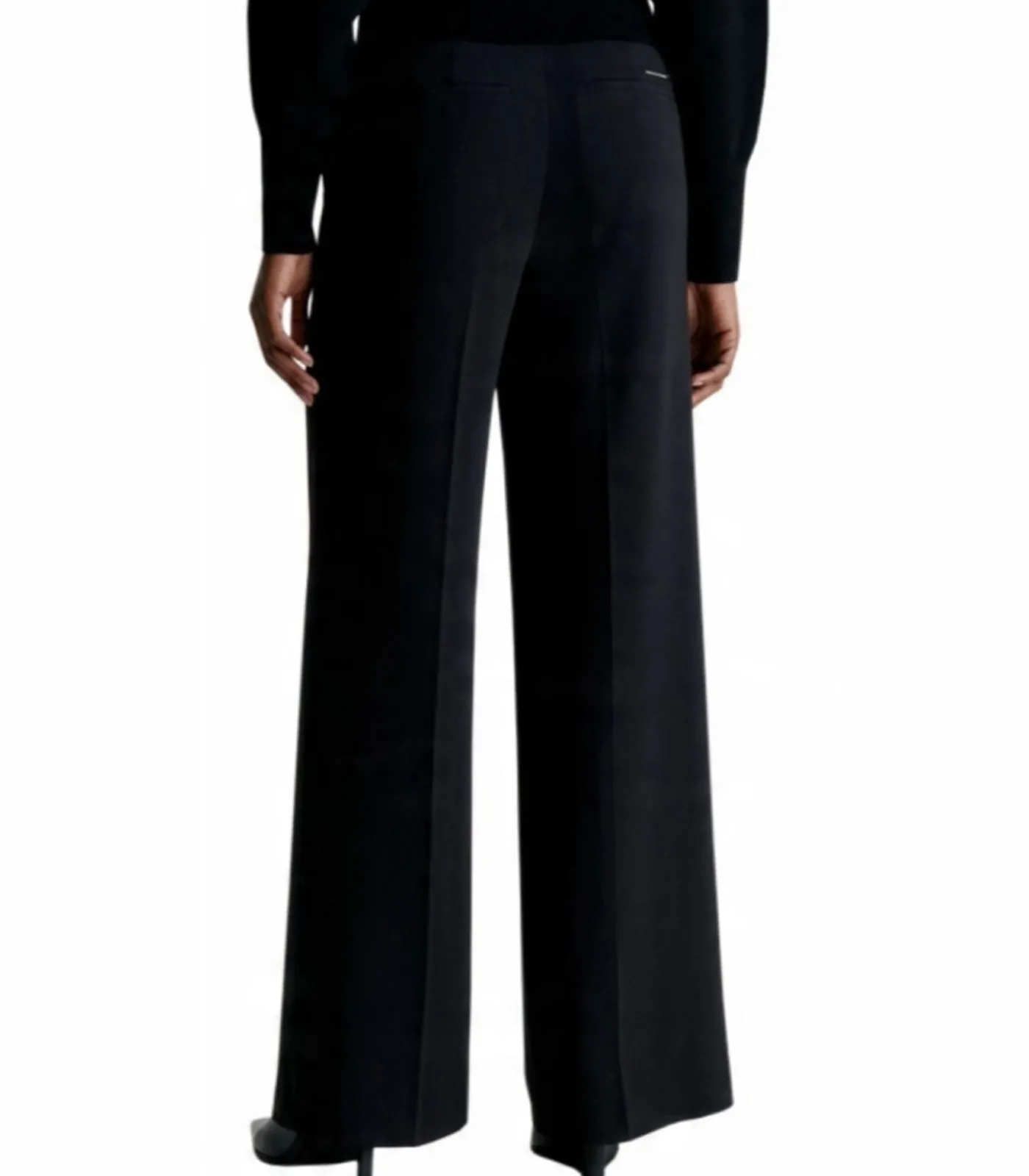 Calvin Klein STRUCTURED - Broek - Zwart black New