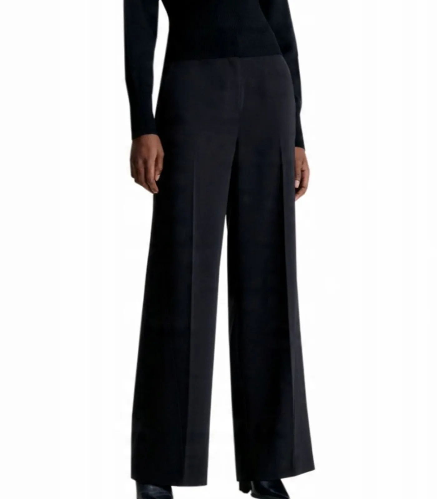 Calvin Klein STRUCTURED - Broek - Zwart black New