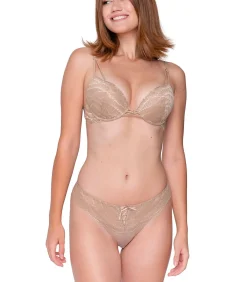 LUNA Super push-up bh FLIRT beige Online