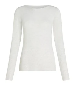 Hunkemöller super soft Boothals shirt met Cashmere gray Clearance