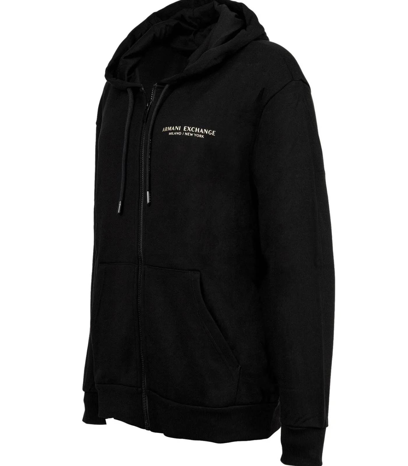 A|X Armani Exchange Sweat vest FELPA - Sweatshirt black/gold Online