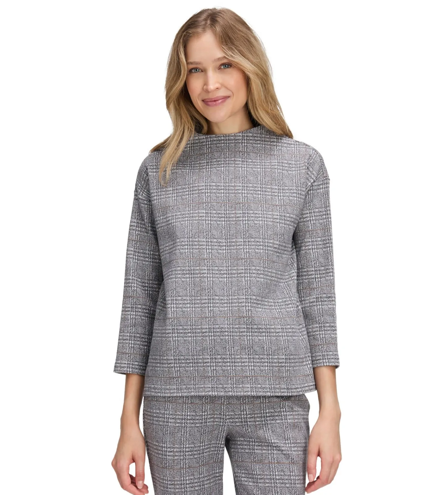 Betty Barclay Sweatshirt gray/beige Discount