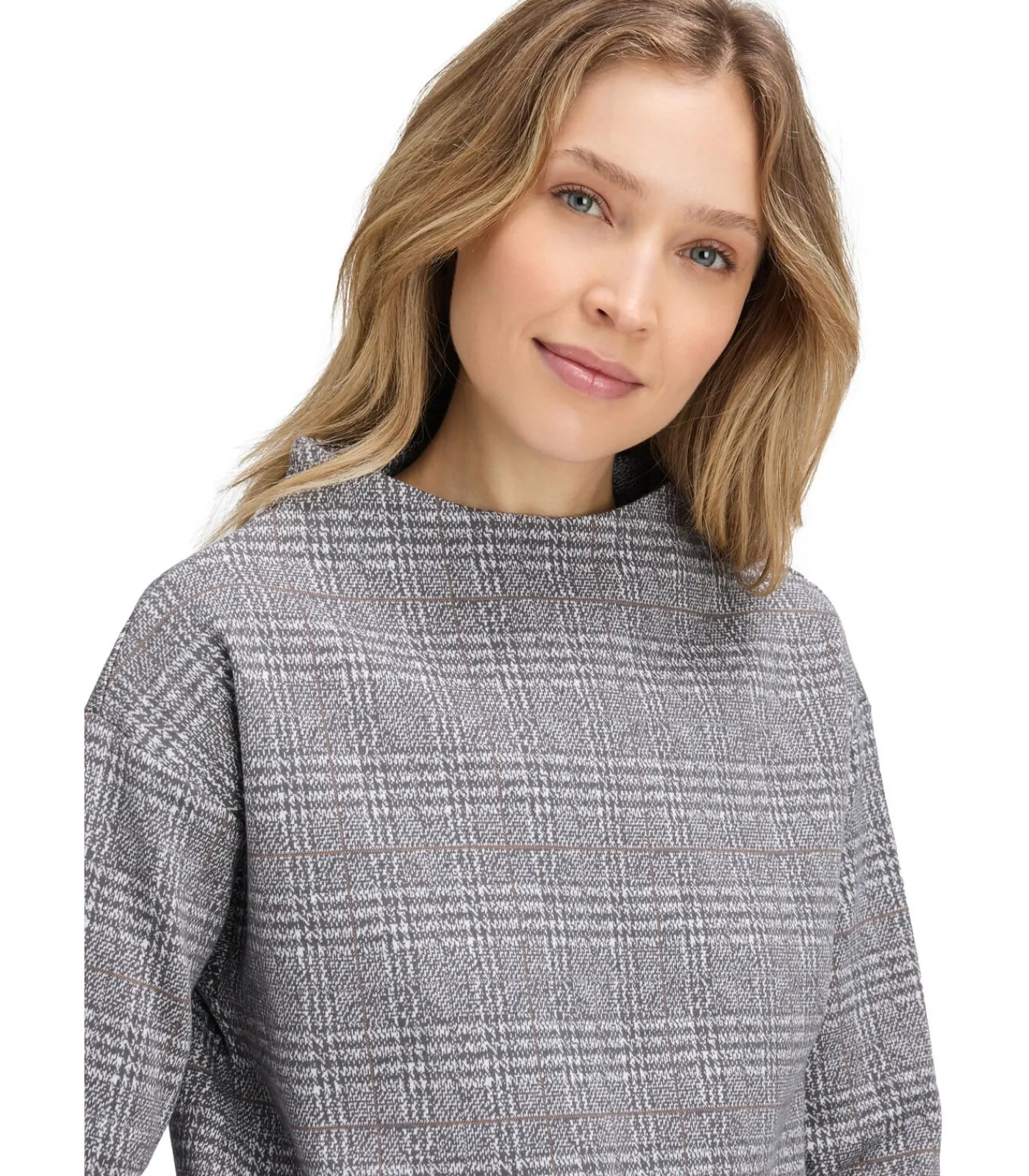 Betty Barclay Sweatshirt gray/beige Discount