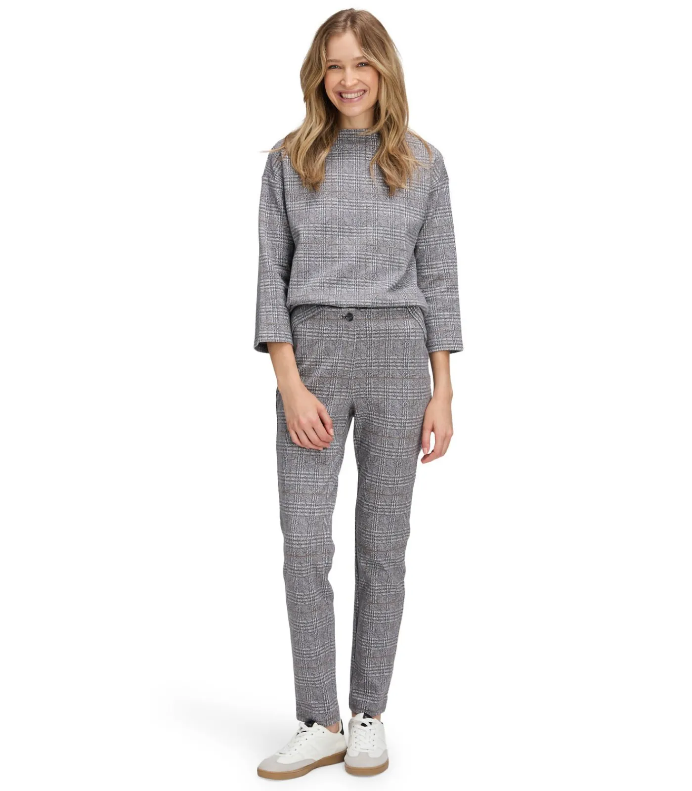 Betty Barclay Sweatshirt gray/beige Discount