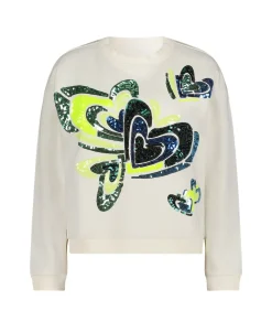Cartoon Sweatshirt green Hot