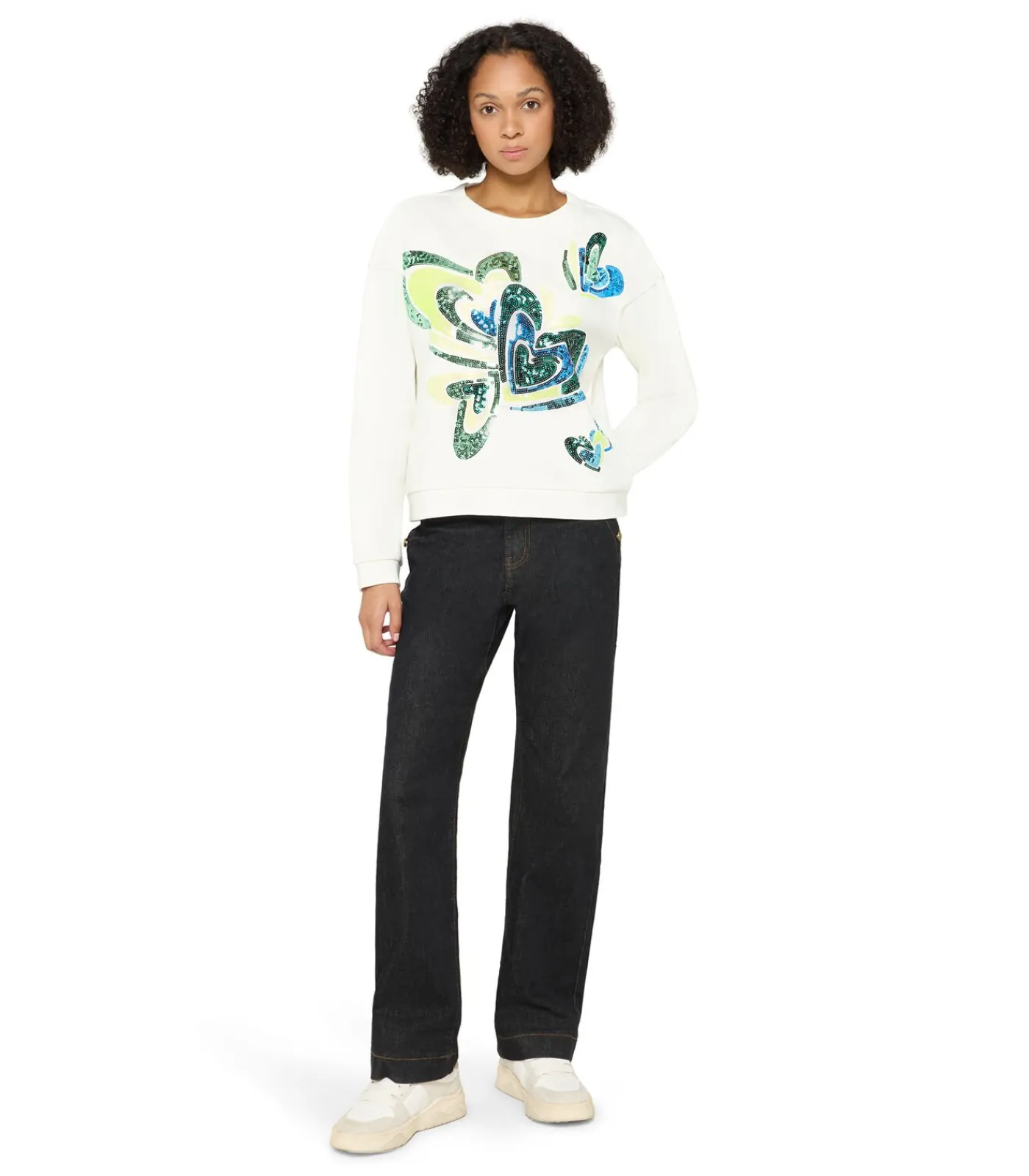 Cartoon Sweatshirt green Hot
