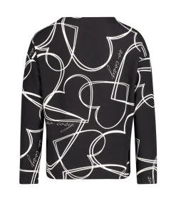 Betty Barclay Sweatshirt black/white Outlet