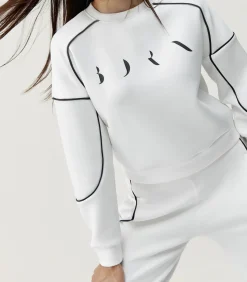 Born Living Yoga Sweatshirt Agda white New