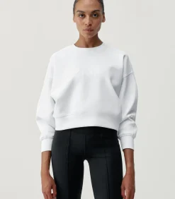 Born Living Yoga Sweatshirt Flora white Outlet