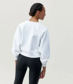 Born Living Yoga Sweatshirt Flora white Outlet