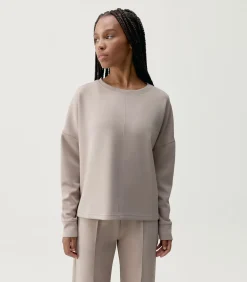 Born Living Yoga Sweatshirt Iniya lightBrown Outlet