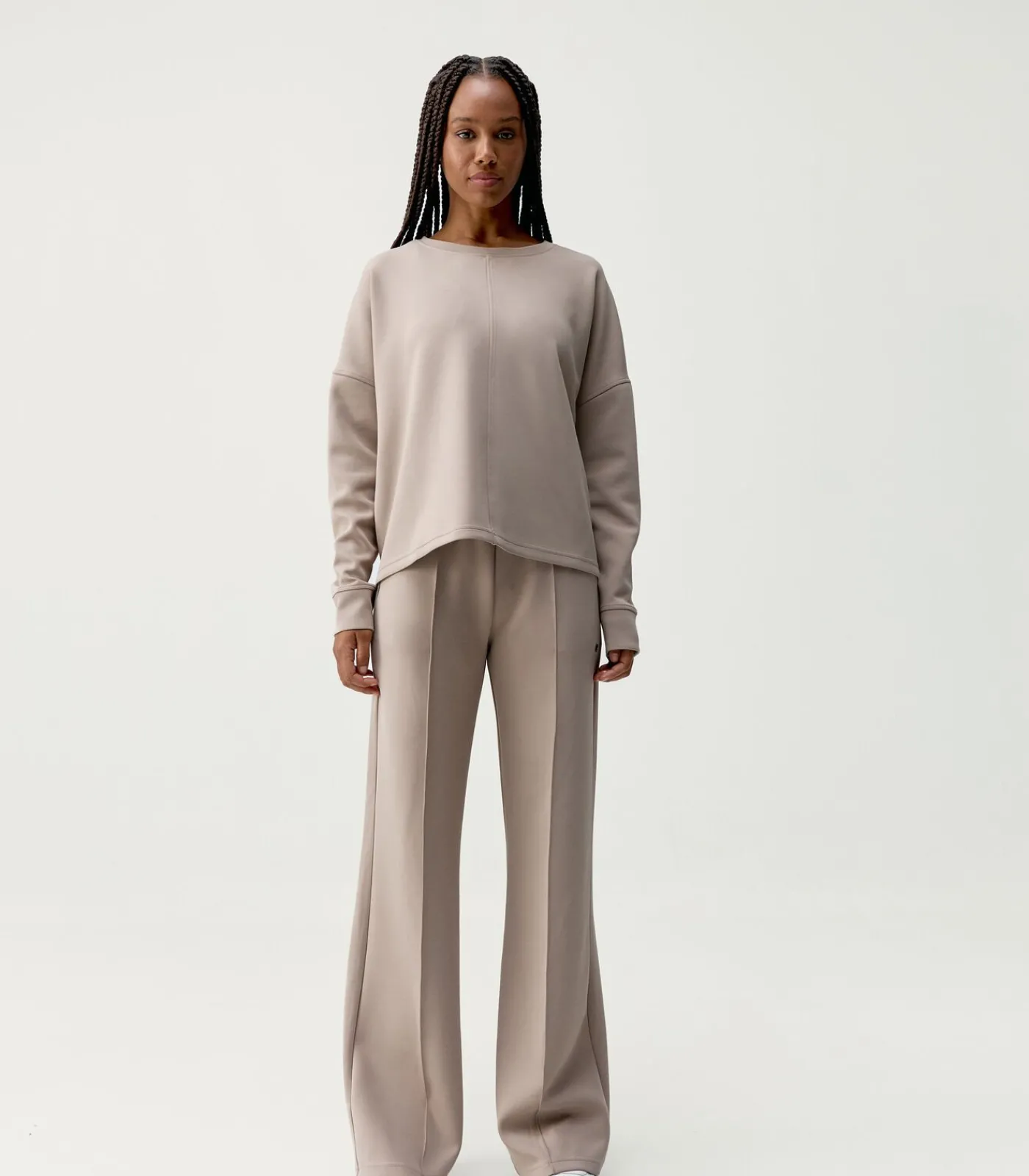 Born Living Yoga Sweatshirt Iniya lightBrown Outlet