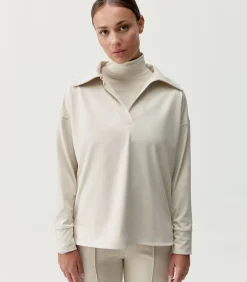 Born Living Yoga Sweat-shirt Lua Polo white Sale