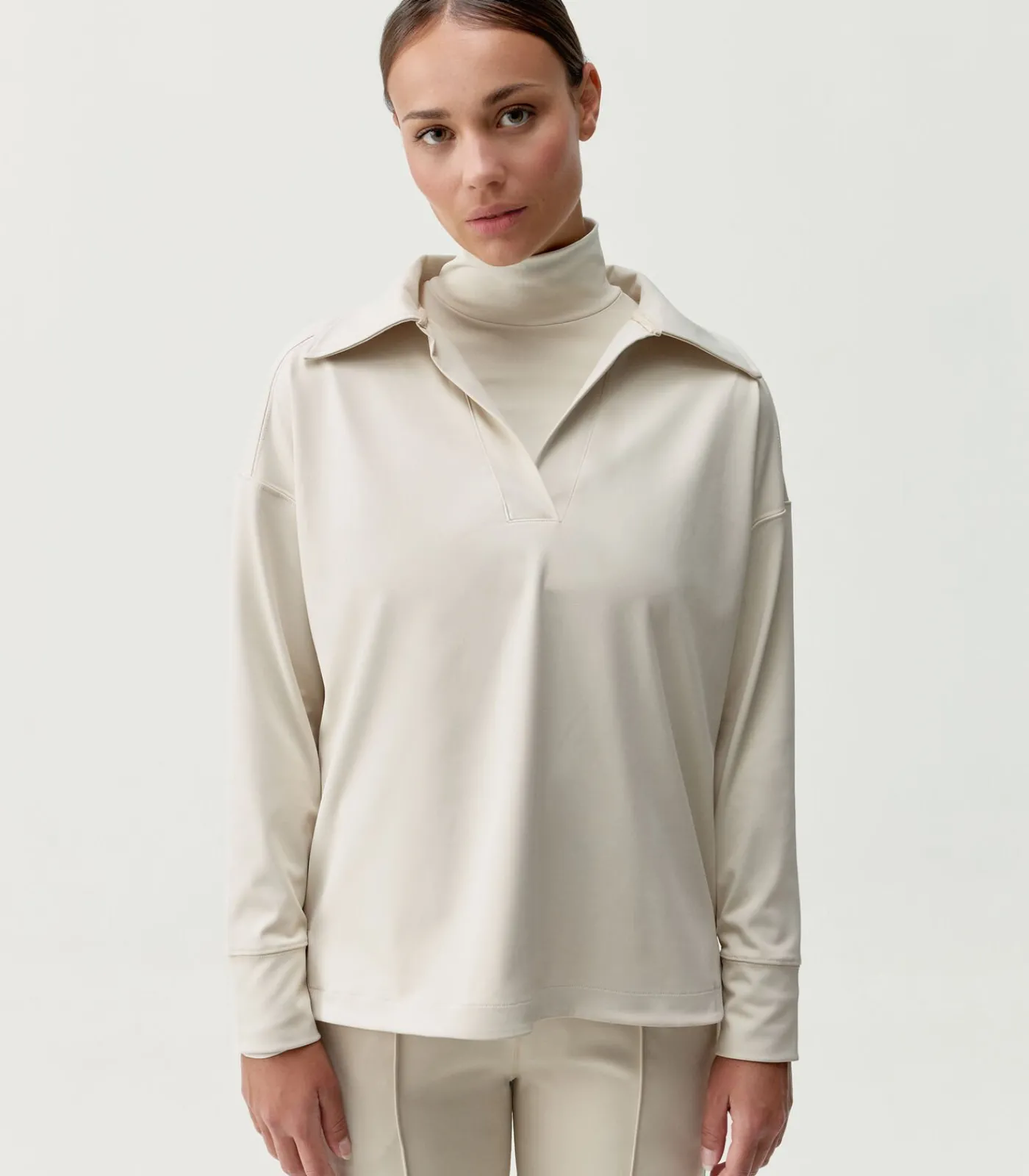 Born Living Yoga Sweat-shirt Lua Polo white Sale