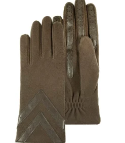 ISOTONER Tactiele dameshandschoenen Recycled Fleece khaki Sale