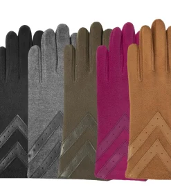 ISOTONER Tactiele dameshandschoenen Recycled Fleece khaki Sale