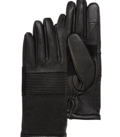 ISOTONER Tactiele leren fietshandschoenen voor dames Zwart black Sale