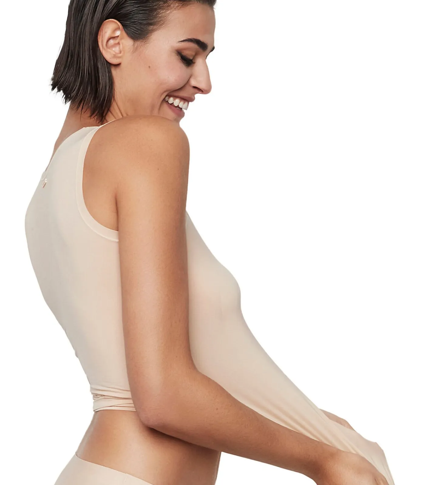 SELMARK Tanktop ESSENTIALS beige