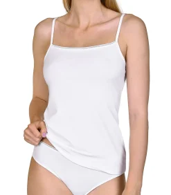 LISCA Tanktop met dunne bandjes Emma white Hot