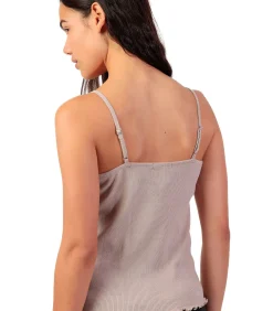 ADMAS Tanktop Rib brown Outlet