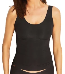 SELMARK Tanktop zonder beugels met uitneembare rompers One black