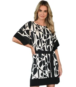 BLEU D'AZUR TARAWA - JERSEY PRINT JURK multicolor Discount