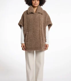 Rino&Pelle Teddy cape Toffee 1 brown Hot