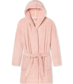SCHIESSER Teddy Fleece - badjas pink Outlet