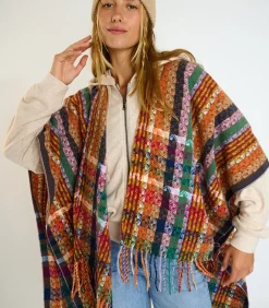 Banana Moon THURZA BIGBEAR Multicolour Poncho multicolor Outlet