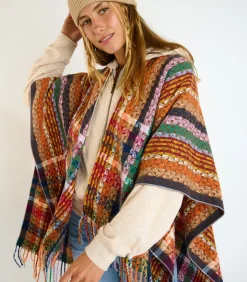 Banana Moon THURZA BIGBEAR Multicolour Poncho multicolor Outlet