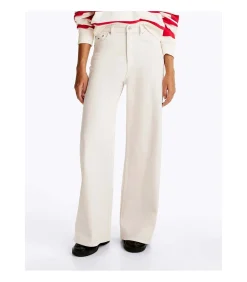 Tommy Jeans Tjw Ecru Wide Leg white Sale