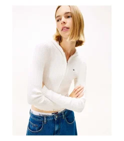 Tommy Jeans Tjw Essential Zipper white Best