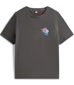 Tommy Jeans Tjw Rlx Neon Ss Tee black Clearance