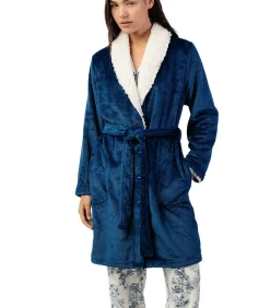 ADMAS Toga Luxury Leaves blue Sale