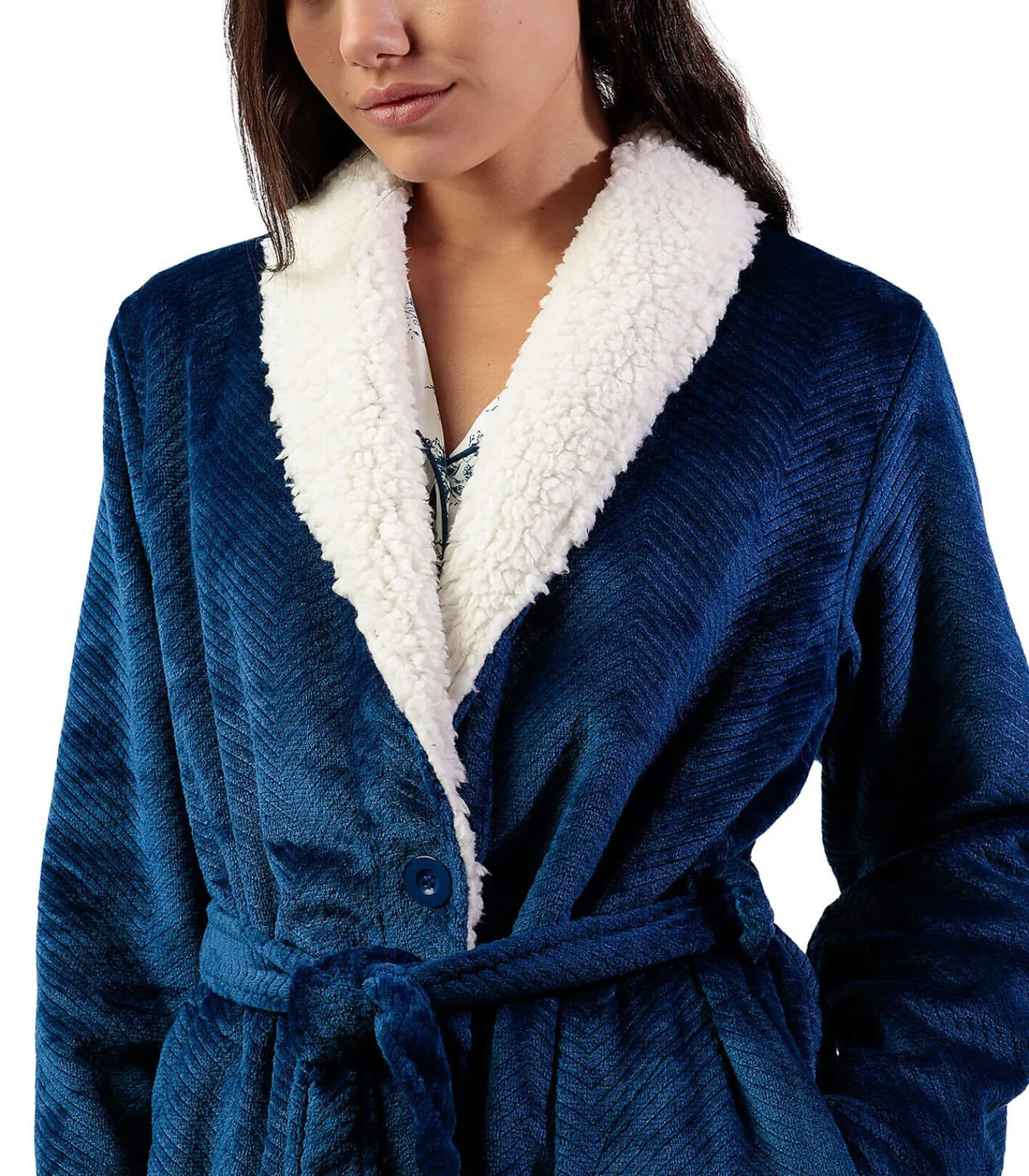 ADMAS Toga Luxury Leaves blue Sale