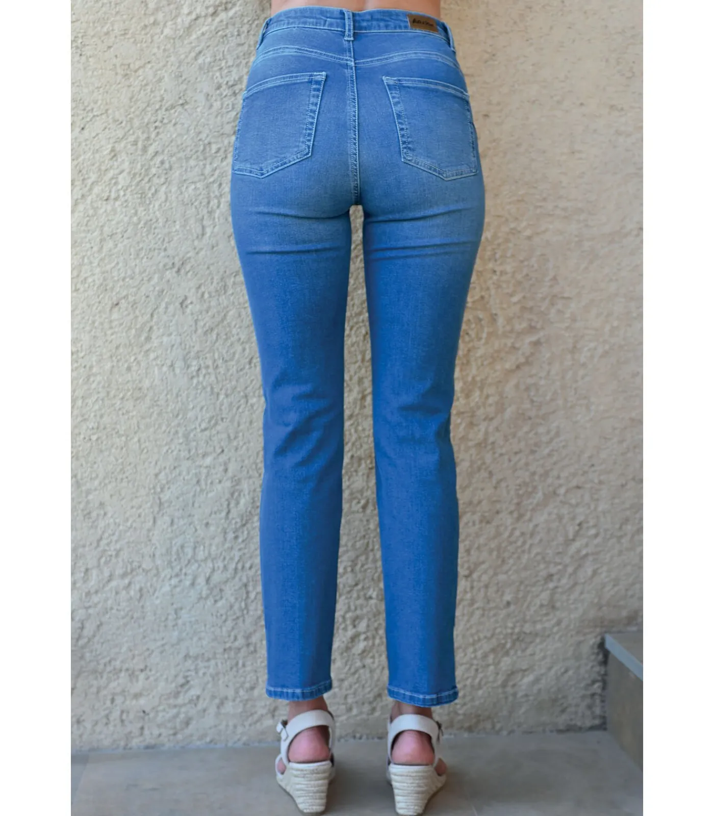 BLEU D'AZUR TOMMY - BLAUWE SPIJKERBROEK blue Online