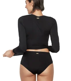 SELMARK Top met lange mouwen ESSENTIALS black