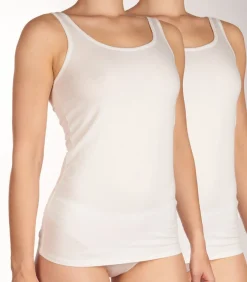 SCHIESSER topje 2 pack uncover tank tops white Best